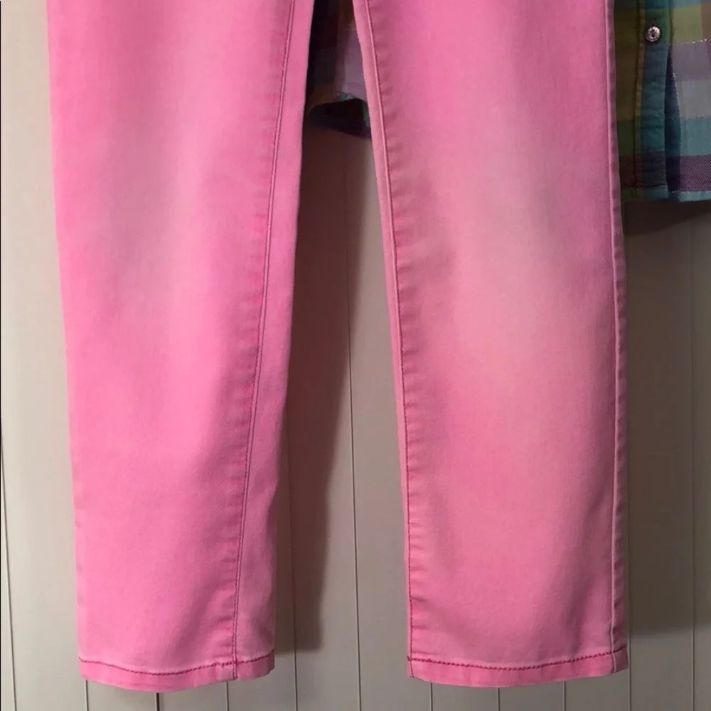 L.E.I. Pink Kate Lowrise Skinny Jeans Girls 10 R school play casual